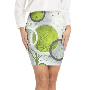 Elastic Waist Bodycon Skirt