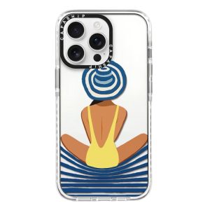 Simple Illustration Pattern Full Coverage Phone Case, For iPhone 16 Pro Max