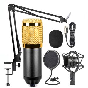 BM-800 Network K-Song Dedicated High-end Metal Shock Mount Microphone Set, BM800 Kit Black, BM800 Kit Pink, BM800 Kit Blue